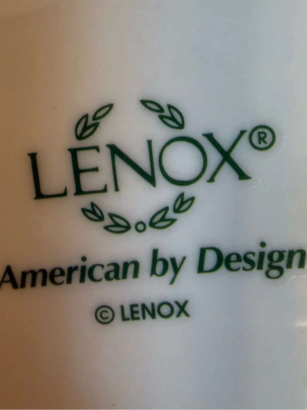 Lenox White Holiday 'Holly Jolly Christmas' Mug with Red Trim